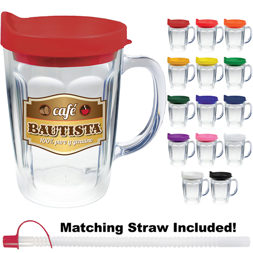 14 oz Decal Print Travel Mug